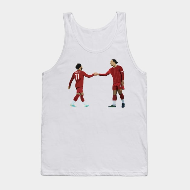 Mohamed Salah & Virgil van Dijk Tank Top by Webbed Toe Design's